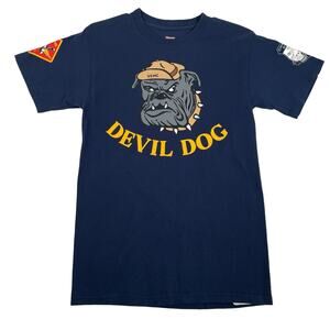 United States Marine Corps DEVIL DOG Aviation Mitchell B-25 Tshirt size Small